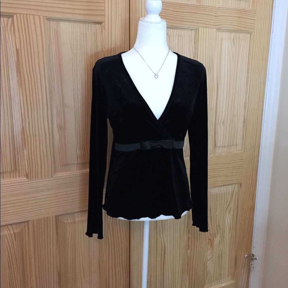 Black Velvet Olivia Paige Vintage Top